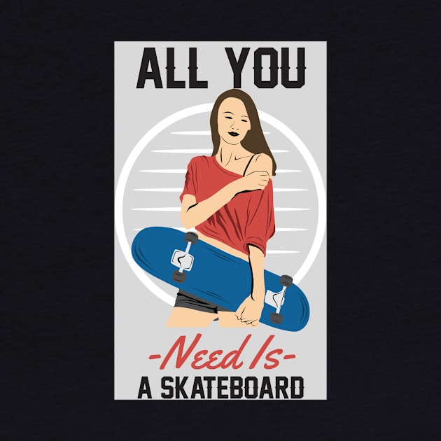 SKATEBOARD GIRLS ROCK! by DZHotMess